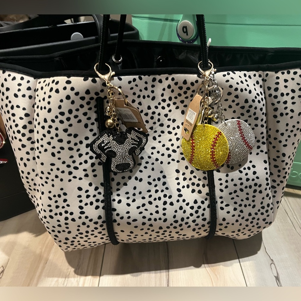 Bogg Bag charms, keychains.  Sports athletic charms for bags.  New with tags